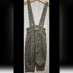 ZARA Plaid Overalls 2-3 Years